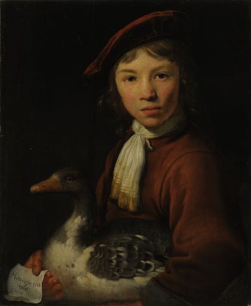 A Boy with a Goose